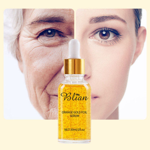 Orange Gold Foil Facial Serum