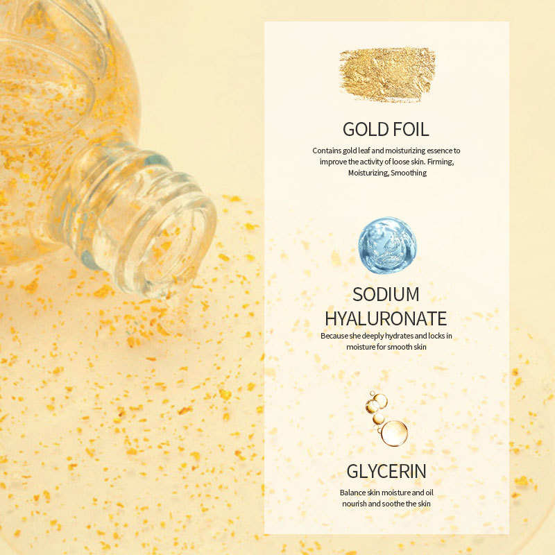 Orange Gold Foil Facial Serum
