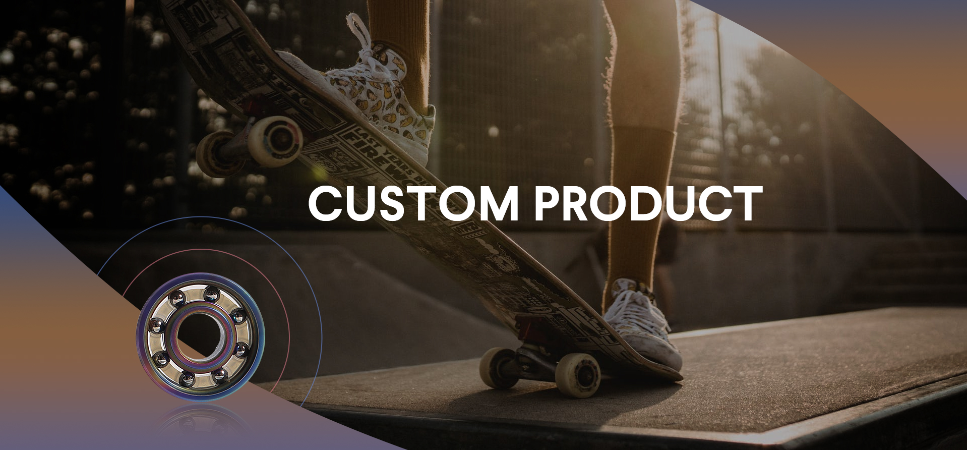 High-end skate and skateboard bearing