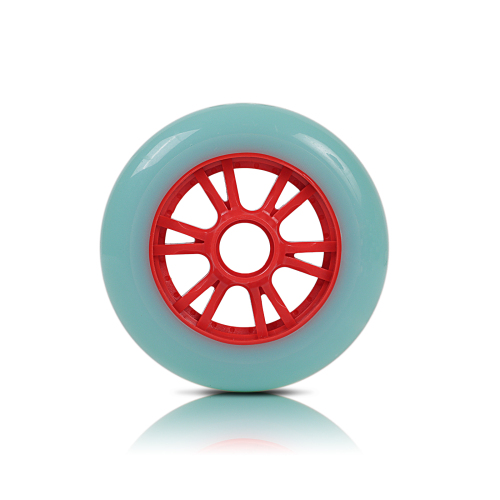 Two layer color inline skate wheel 110MM