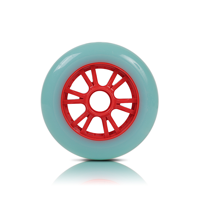 Two layer color inline skate wheel 110MM