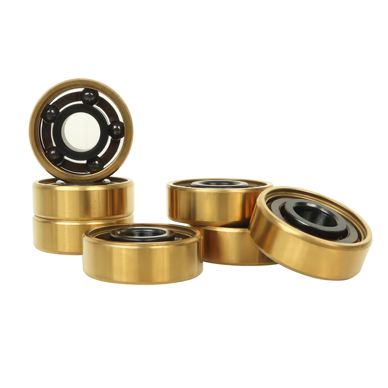 5 balls titanium treatment skate bearing