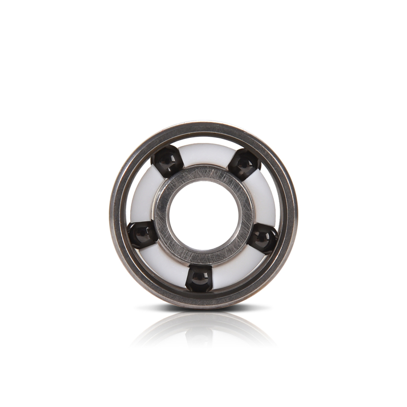 5 balls ceramic skating bearing with TPFE retainer