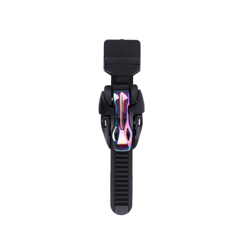 Titanium treatment buckle for skate boot cycling shoes