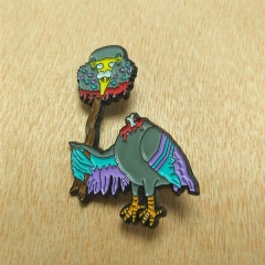 Custom Enamel Pin in Chinese Folk Art Zinc Alloy Badge & Emblem Metal Pin Soft Lapel Pins