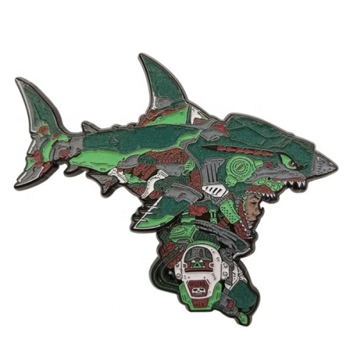 Soft Enamel and Hard Enamel Pins Folk Art Zinc Alloy Badge &amp; Emblem Metal Animal with Glitter or Glow Painted