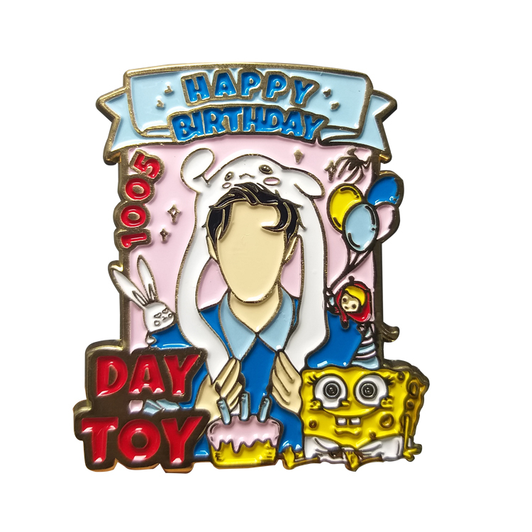 Enamel Custom Pins Metal Craft Pin Manufacturer wholesale Badge Zinc Alloy Soft Enamel Anime Pin
