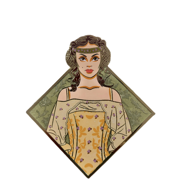 Hard enamel pin