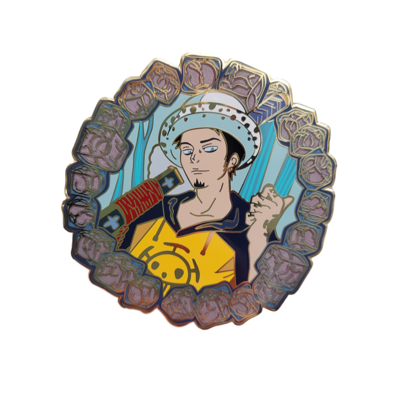 Metal Lapel Pins Supplier Glitter Brooch Anime Hard Enamel pin Soft Lapel Badge Manufacturer Custom Enamel Pin