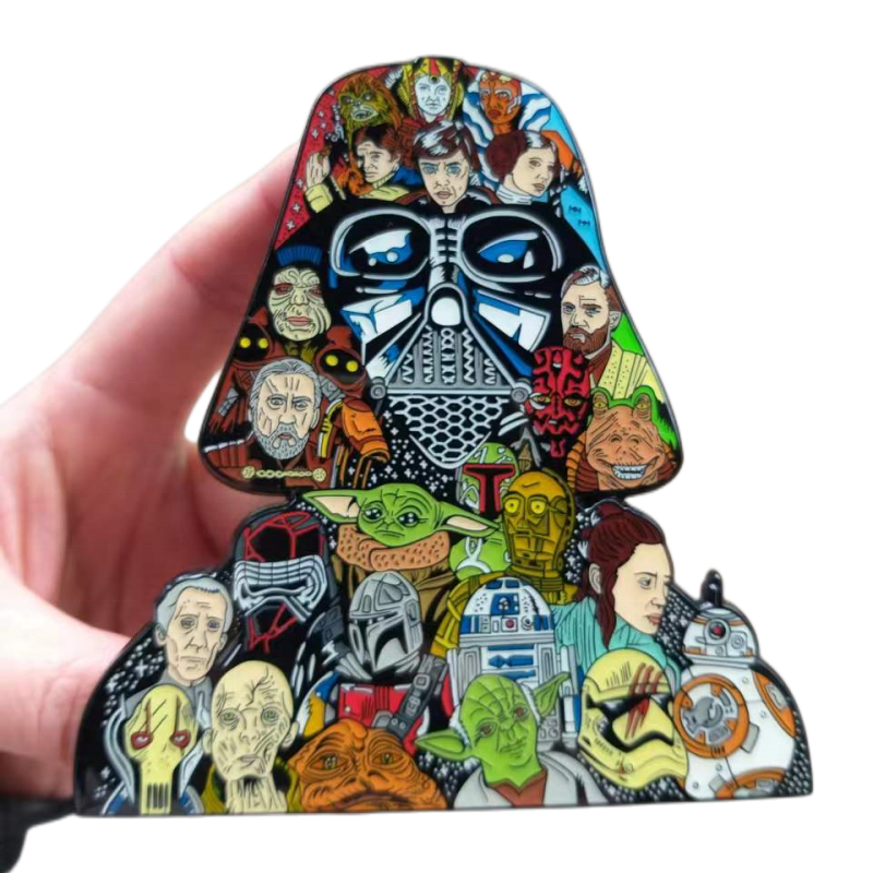 Customized Enamel Pins Supplier Glitter Brooch Anime Hard Enamel pin Soft Lapel Badge Manufacturer Personalized enamel Pin