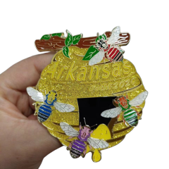 Cheap China Wholesale Hat Collar Clothes Logo Gold Metal Hard Soft Enamel Lapel Pin Custom Bulk