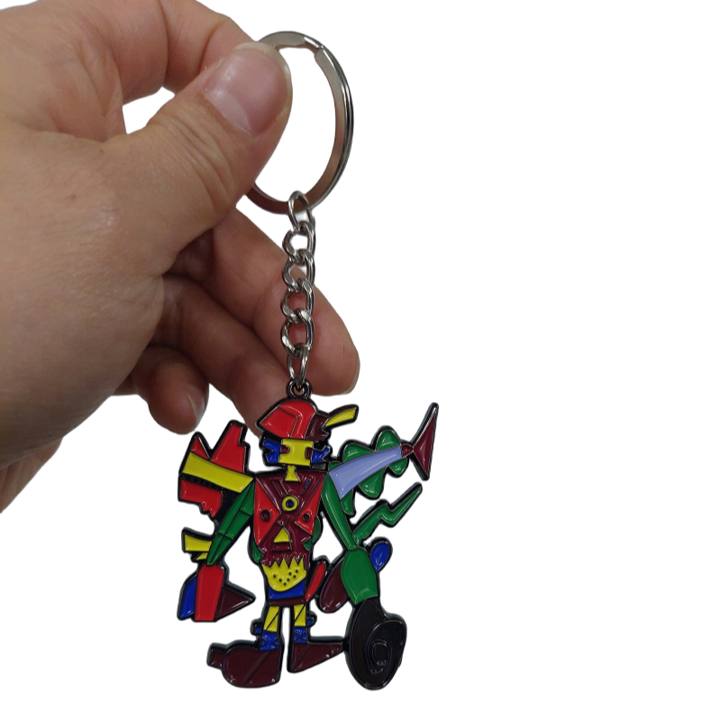 Keychain China Supplier Wholesale Custom Shape Souvenir Custom Ring Enamel Metal Keychain