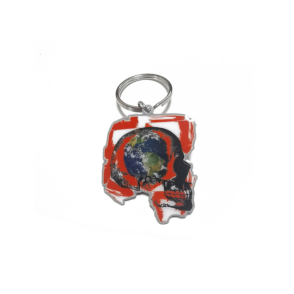 Keychain China Supplier Wholesale Custom Shape Souvenir Custom Ring Enamel Metal Keychain