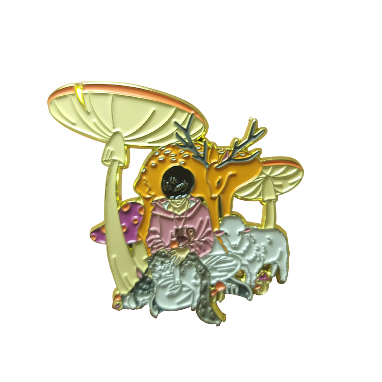 Cheap China Wholesale Hat Collar Clothes Logo Gold Metal Hard Soft Enamel Lapel Pin trading pins Bulk