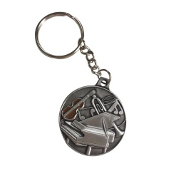 Keychain China Supplier Wholesale Custom Shape Souvenir Custom Ring Enamel Metal Keychain