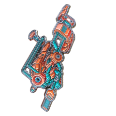 Manufacturer No Minimum Wholesale Cute Flower Anime Metal Logo Lapel Pin Badge Custom Offset Printed Epoxy Pin