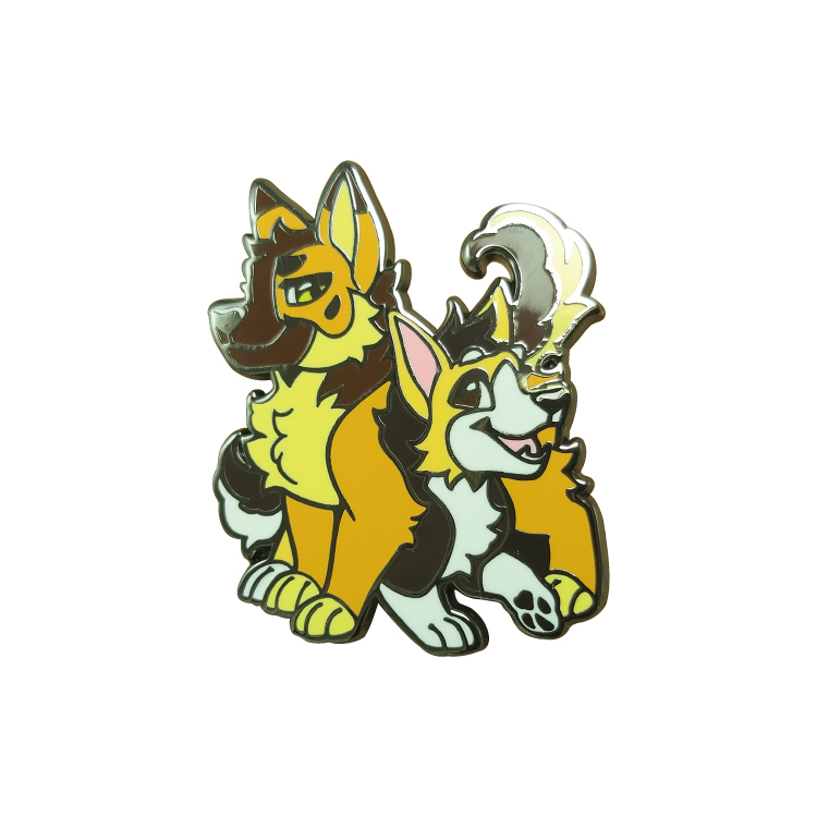 Customized Lapel Pins Cute Anime Design Soft and Hard Badge Enamel Pins