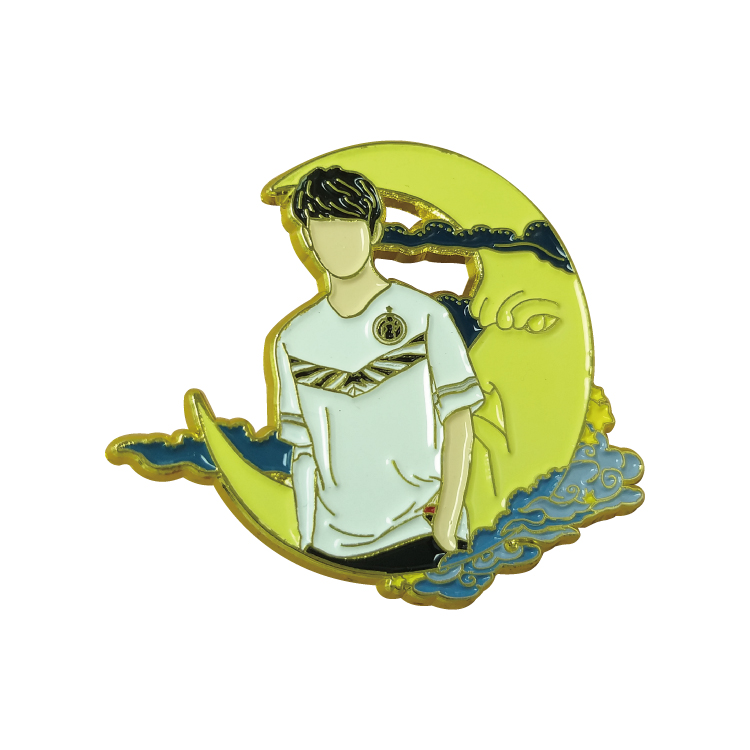 Manufacturer China Enamel Pin Custom Logo Design Metal Badges Soft Enamel Lapel Pins