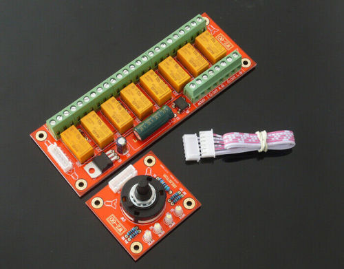 Assembeld 4 Way XLR Balanced Audio Signal Selection AES Source Switching Board
