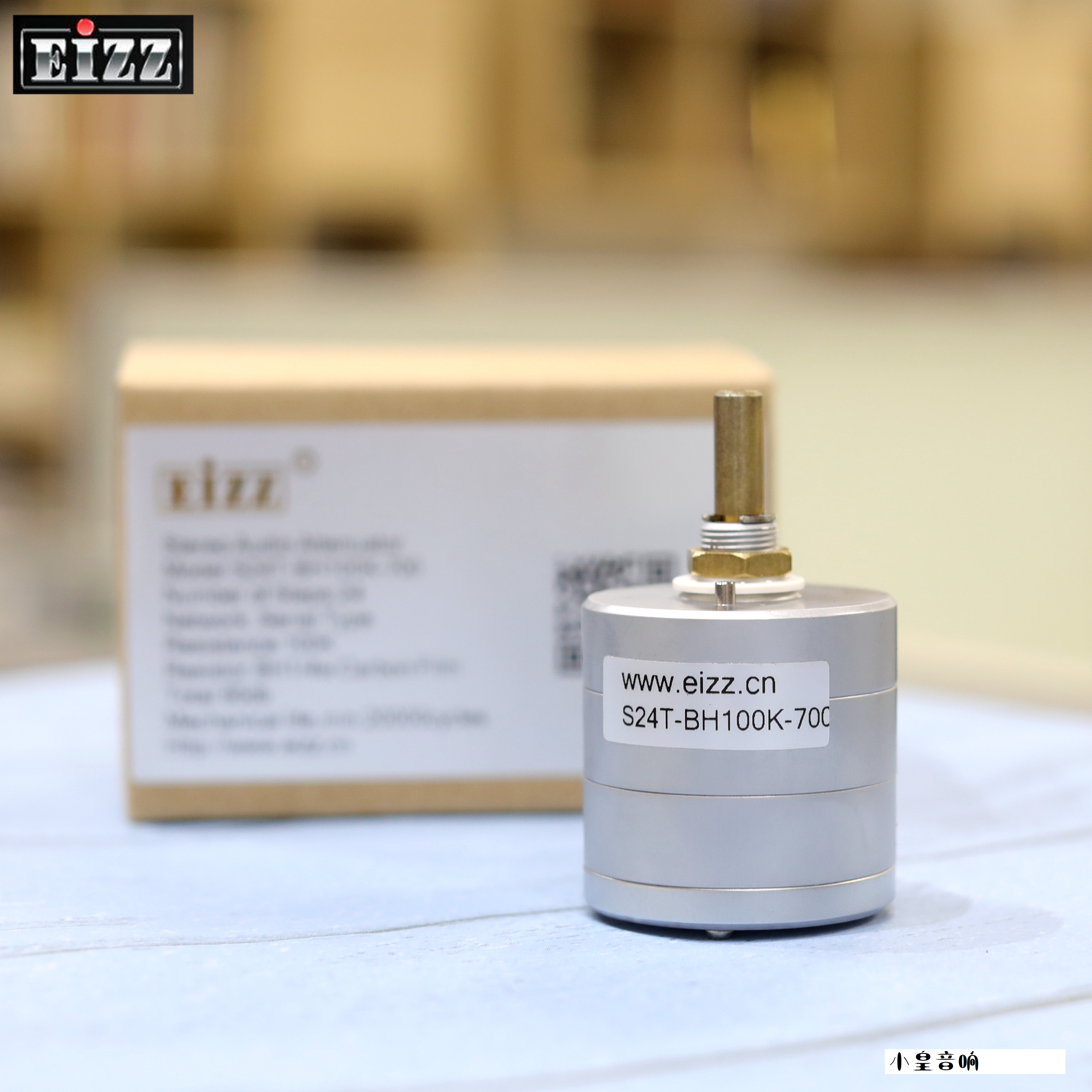 EIZZ 24 high-precision stepping potentiometer with gold-plated contacts