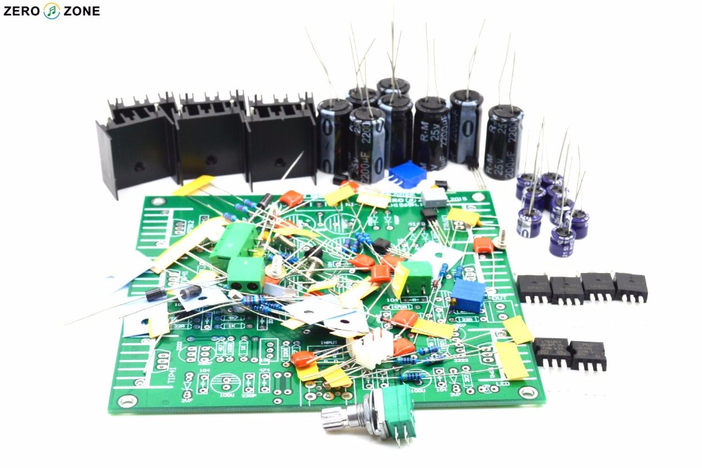 GZLOZONE JLH HOOD1969 Class A Headphone Amplifier PCB / Amplifier Kit / Amplifier board / Pre-amplifier