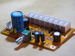 Assembeld Resistor volume control 256 steps with highly reliable relays（ 2 channel  4 channel 6 channel for choose)