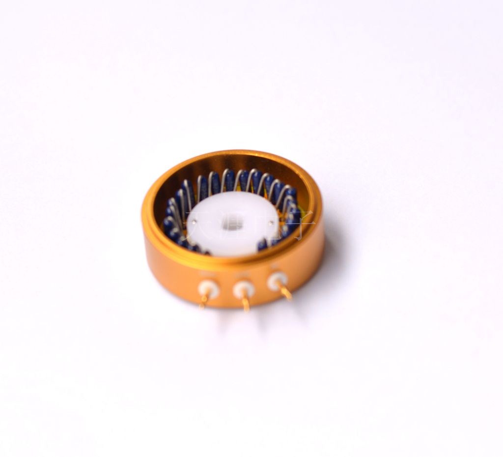 Super beautiful 24 Steps copper shaft aluminum alloy shell Vishay Dale Stereo potentiometer 10K， 50K，100K，250K，