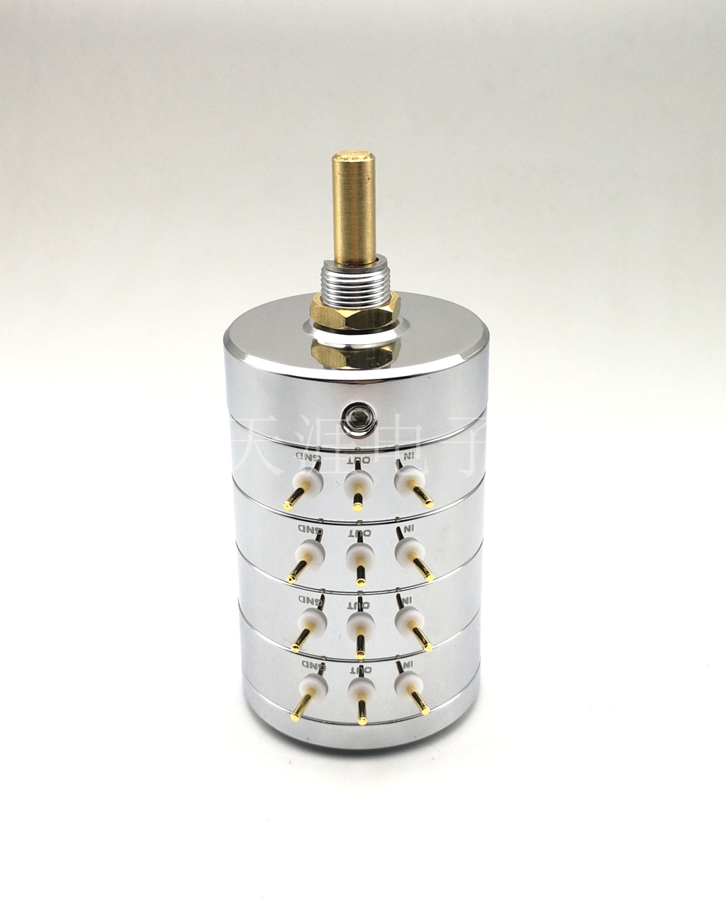 24 Steps Balanced 4 channel potentiometer Vishay Dale blue Resistors 10K 50K