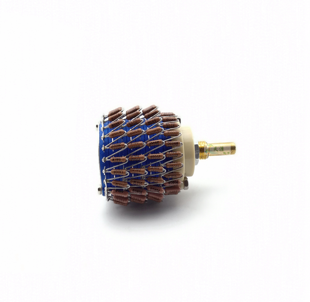 24 Steps 4 channels balance Volume potentiometer with Vishay Dale Resistors 4X 10K , 4X 50K
