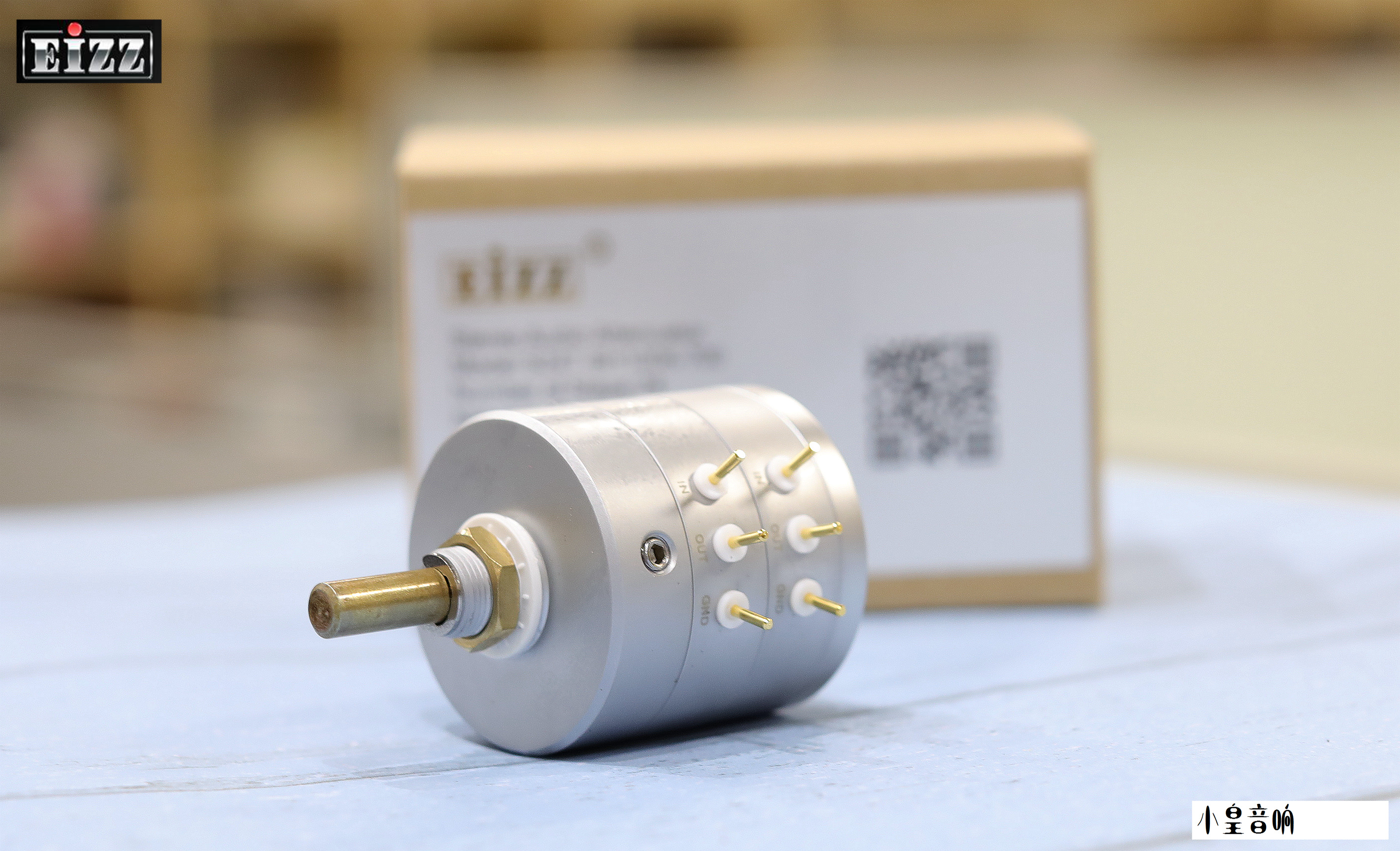 EIZZ 24 high-precision stepping potentiometer with gold-plated 
