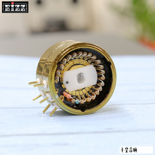 EIZZ Japan AMRS resistance stereo 24-level stepping power amplifier volume double potentiometer 10K 50K 100K 250K