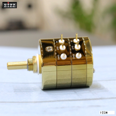 EIZZ Japan AMRS resistance stereo 24-level stepping power amplifier volume double potentiometer 10K 50K 100K 250K