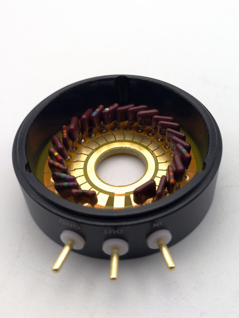 24 steps Japan NIKKOHM Resistor Serial type  two-channel volume potentiometer 10K  50K  100K