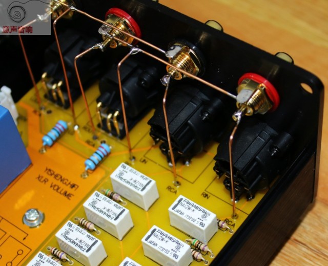 Finished Relay Volume Controller / Balanced Potentiometer / Balanced Preamplifier