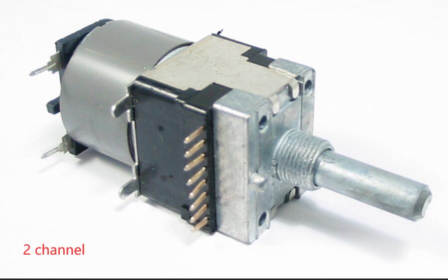 Original Japan ALPS RK168   Motor potentiometer  2X 50KA  2X 100KA （ 2 channel  4 channel  6 Channel)