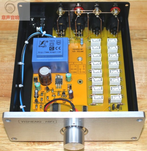 Finished Relay Volume Controller / Balanced Potentiometer / Balanced Preamplifier
