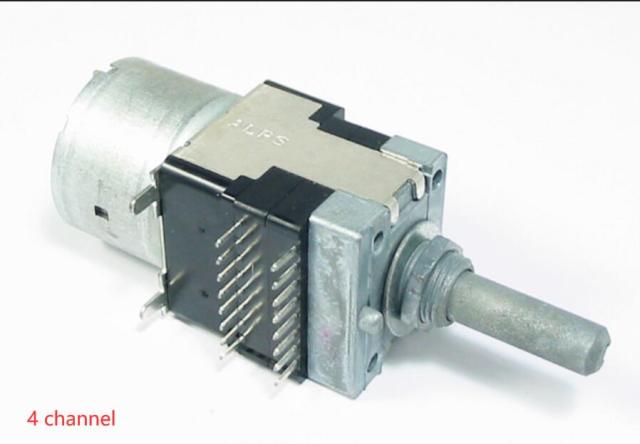 Original Japan ALPS RK168   Motor potentiometer  2X 50KA  2X 100KA （ 2 channel  4 channel  6 Channel)