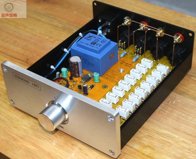 Finished Relay Volume Controller / Balanced Potentiometer / Balanced Preamplifier
