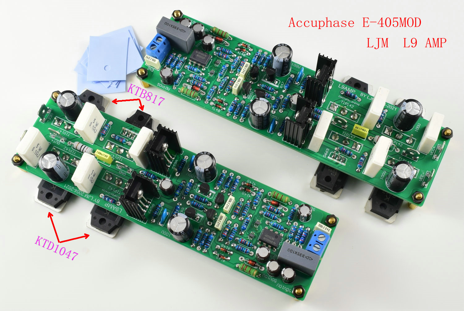 One pair Accuphase E405-MOD Integrated Amplifier Power amplifier board /DIY kit