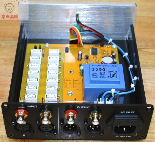 Finished Relay Volume Controller / Balanced Potentiometer / Balanced Preamplifier