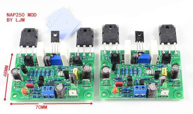 One pair DIY NAIM NAP250 MOD Amplifier Power amplifier board /DIY kit