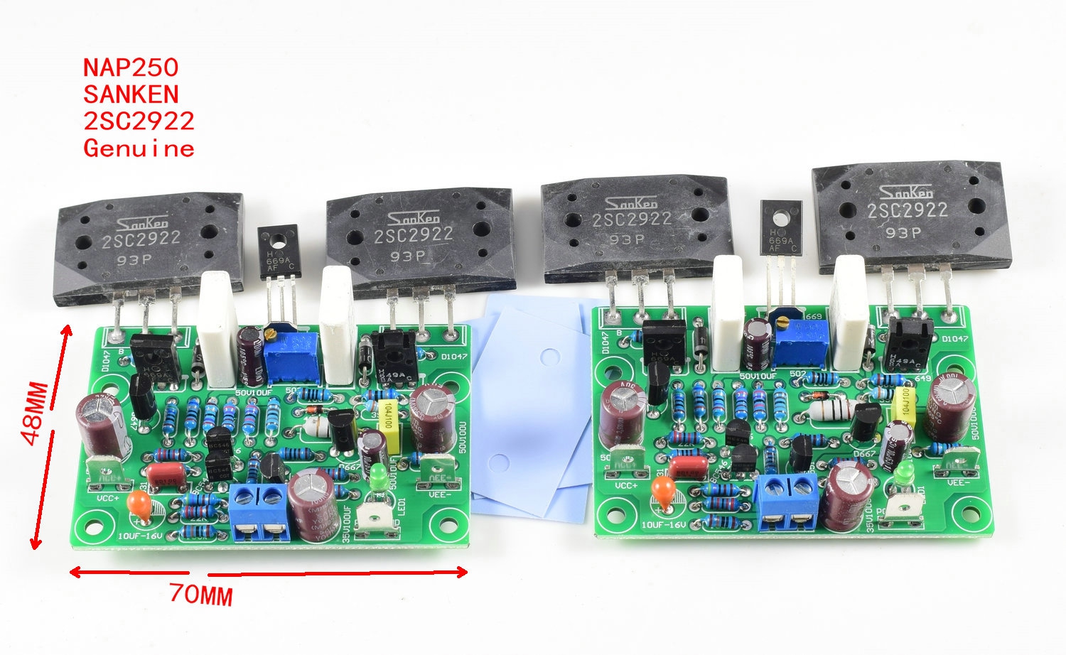 One pair DIY NAIM NAP250 MOD Amplifier Power amplifier board /DIY kit