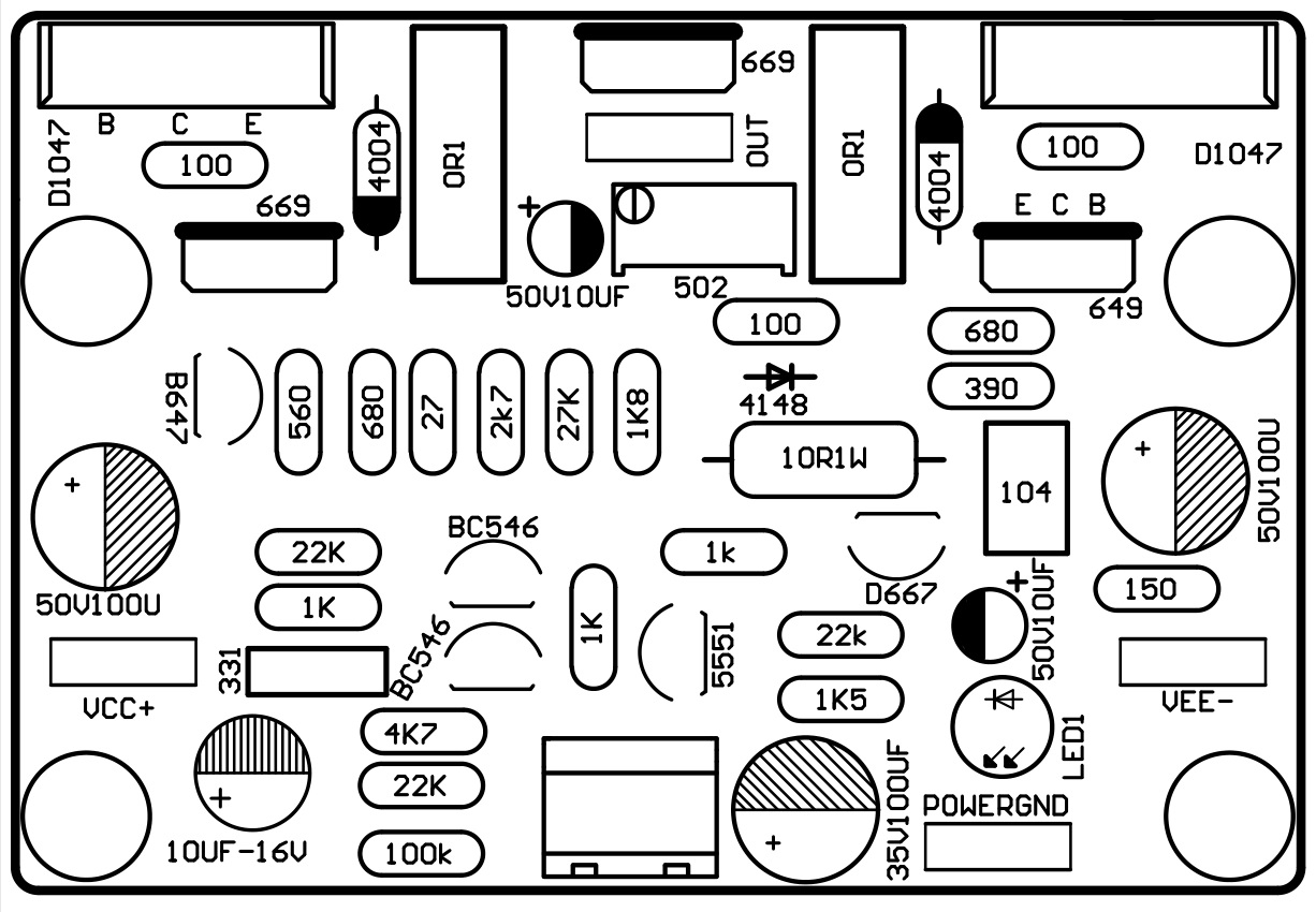 One pair DIY NAIM NAP250 MOD Amplifier Power amplifier board /DIY kit
