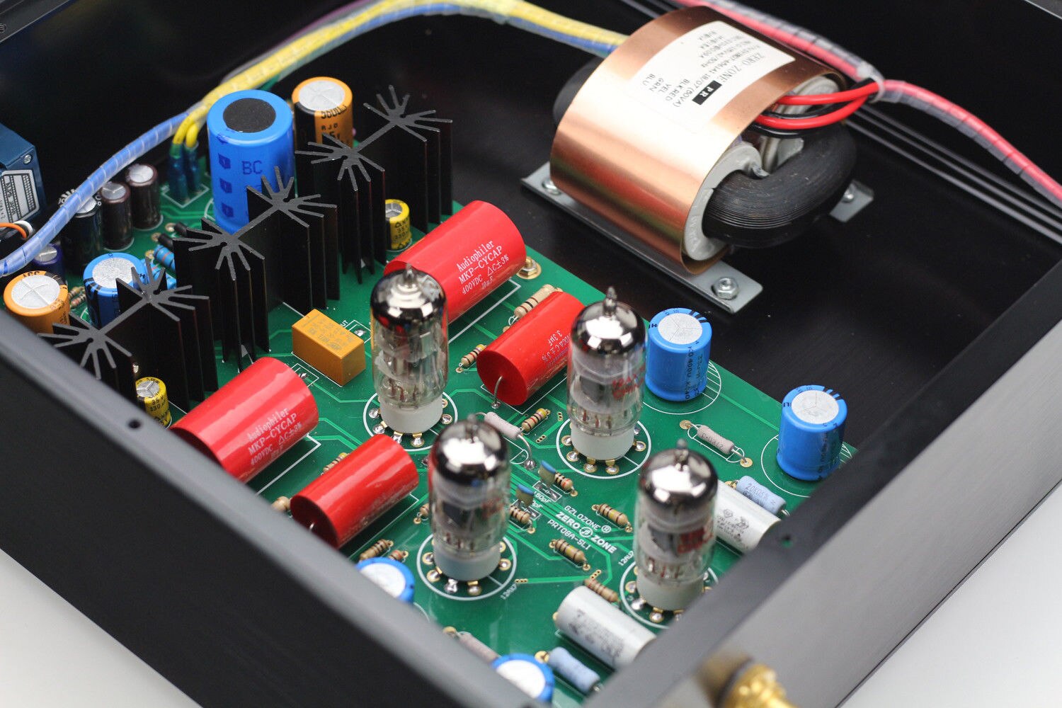 ZEROZONE PRT-08A 12AU7+12AX7*2 + 6N11 Tube Stereo Preamplifier Base On CAT SL1