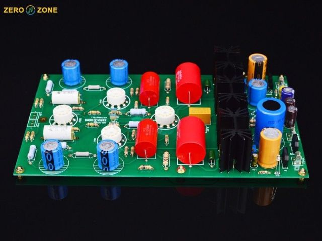 PRT-08A 12AU7+12AX7*2 + 6N11 Tube Stereo Preamplifier PCB / Kit / Board Base On CAT SL1