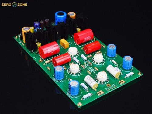 PRT-08A 12AU7+12AX7*2 + 6N11 Tube Stereo Preamplifier PCB / Kit / Board Base On CAT SL1