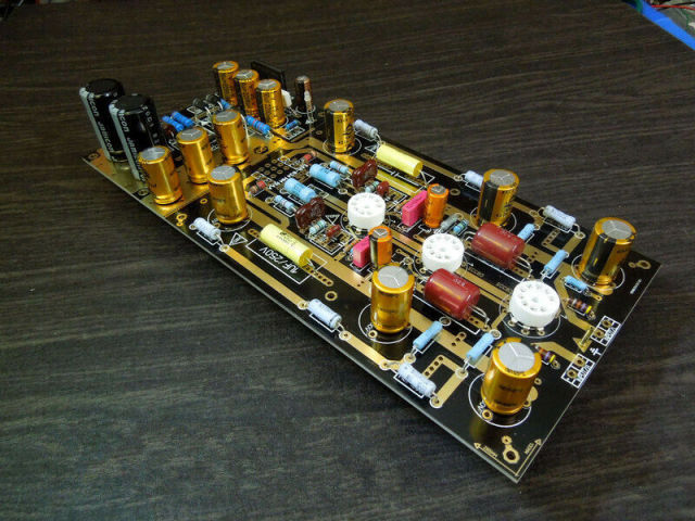 HiFi RIAA Valve Tube Phono Stage Preamp DIY KIT for MM Turntable Amplifier Base on EAR834