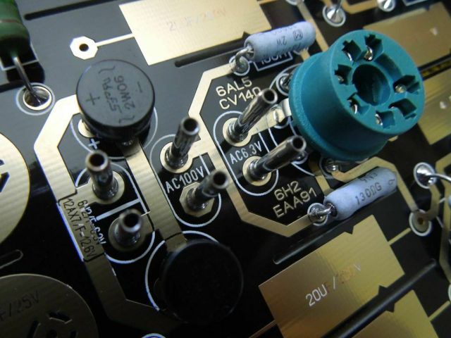 HiFi RIAA Phono Preamplifier Tube Stereo Preamp Board DIY Kit for MM Turntables base on Shure M65 circuit