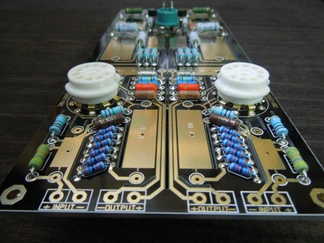HiFi RIAA Phono Preamplifier Tube Stereo Preamp Board DIY Kit for MM Turntables base on Shure M65 circuit