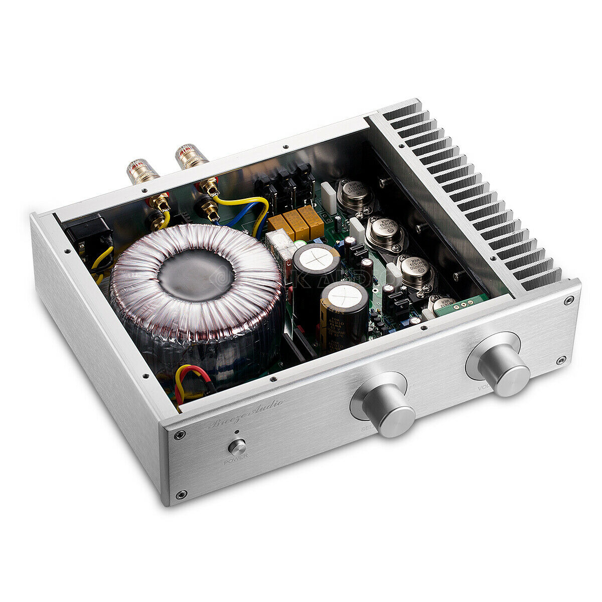 HiFi Stereo Class A Power Amplifier 2.0 Channel Home Audio Amp 120W ×2